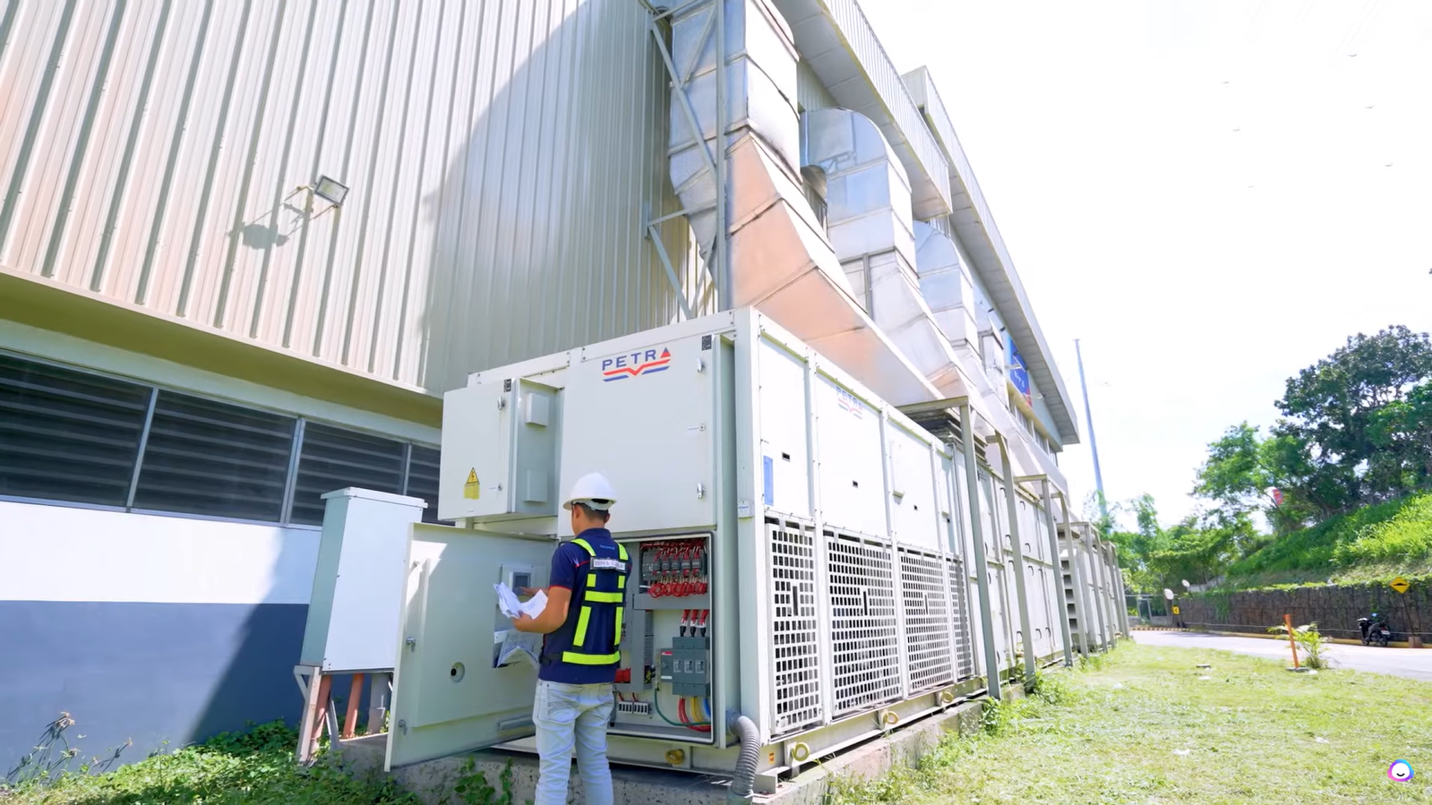 warehouse personnel in a solar powered warehouse in Laguna, Philippines