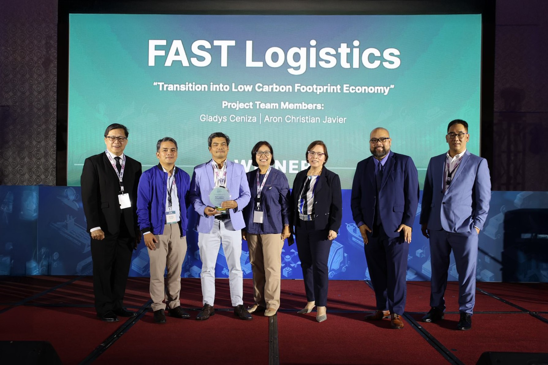 FAST's sustainability initiatives, titled "Transition Into a Low Carbon Footprint Economy," won the Sustainability and Green Logistics Award from the 2024 SCMAP Supply Chain Conference.