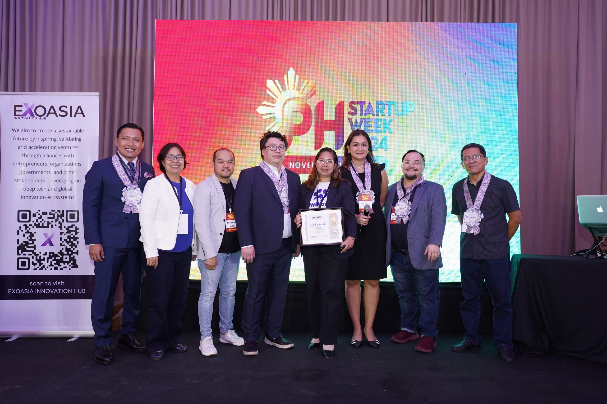 FAST Logistics Innovation Prize Third Place Winner during the 2024 Philippine Startup Week The Innovation Challenge