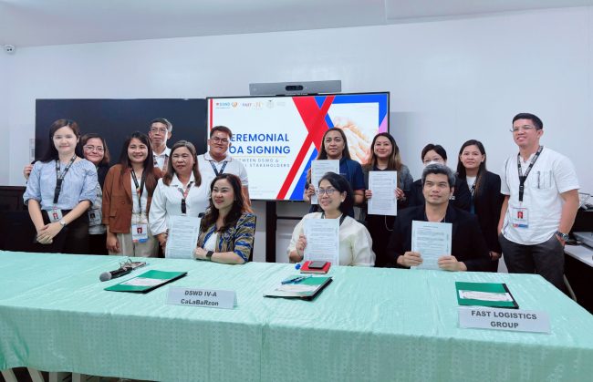 FAST, DSWD IV-A Seal Partnership to Provide Jobs for 4Ps Beneficiaries