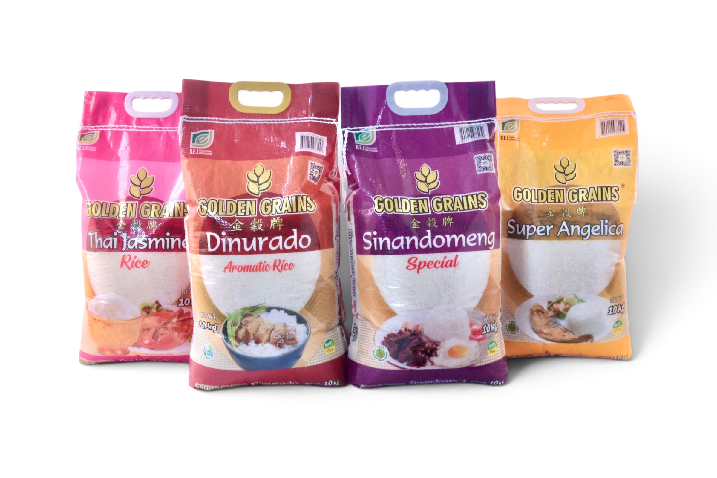 Golden Grains products by REJ Commercial Corporation