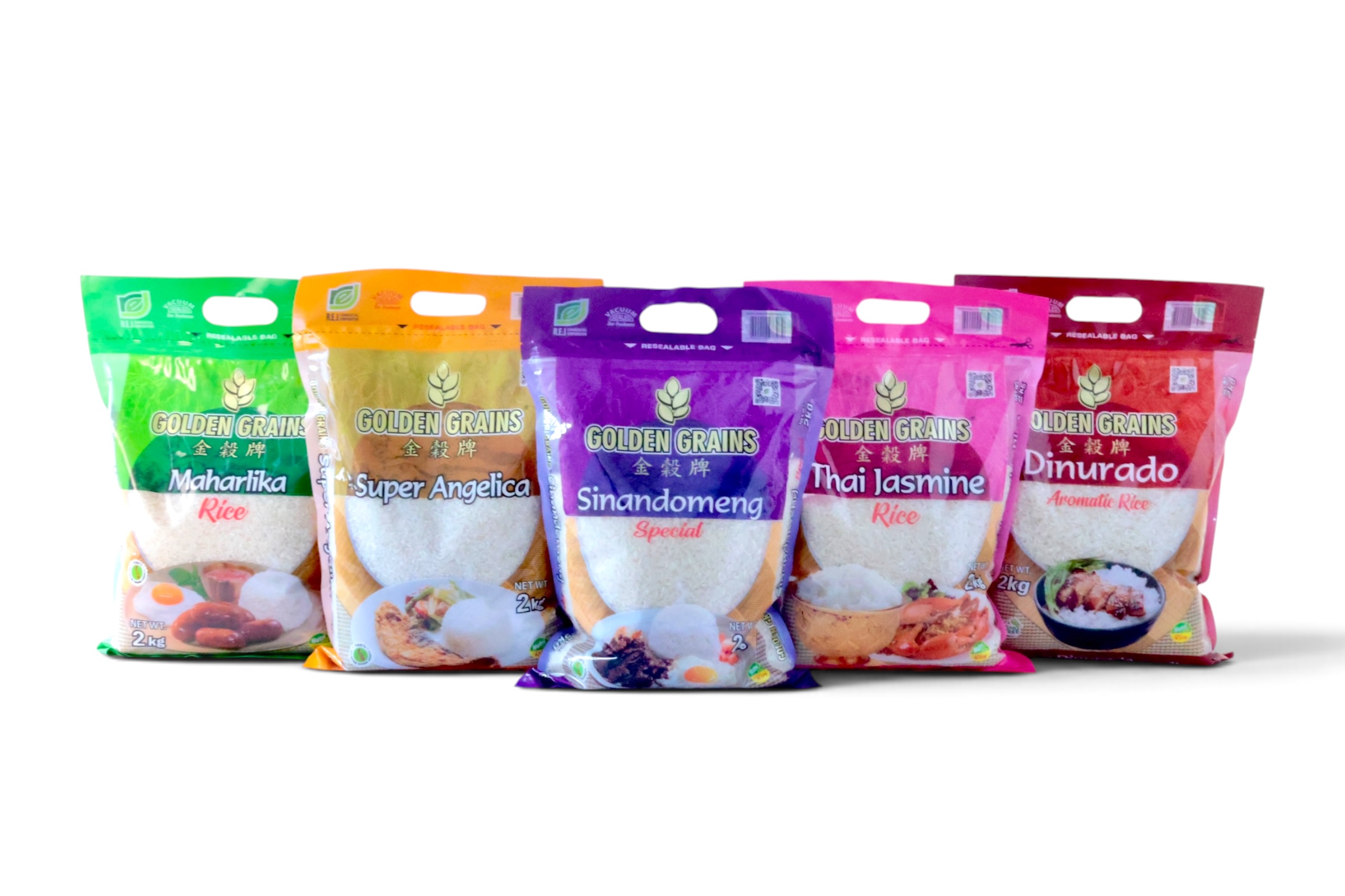 Golden Grains products by REJ Commercial Corporation